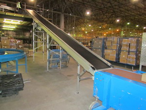 Incline Decline Slider Belt Conveyor